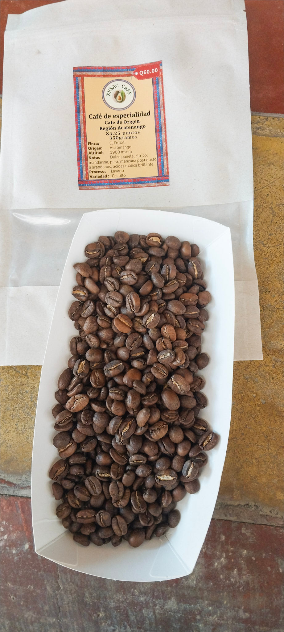 Microlote café de especialidad Guatemala variedad castillo 350 gramos