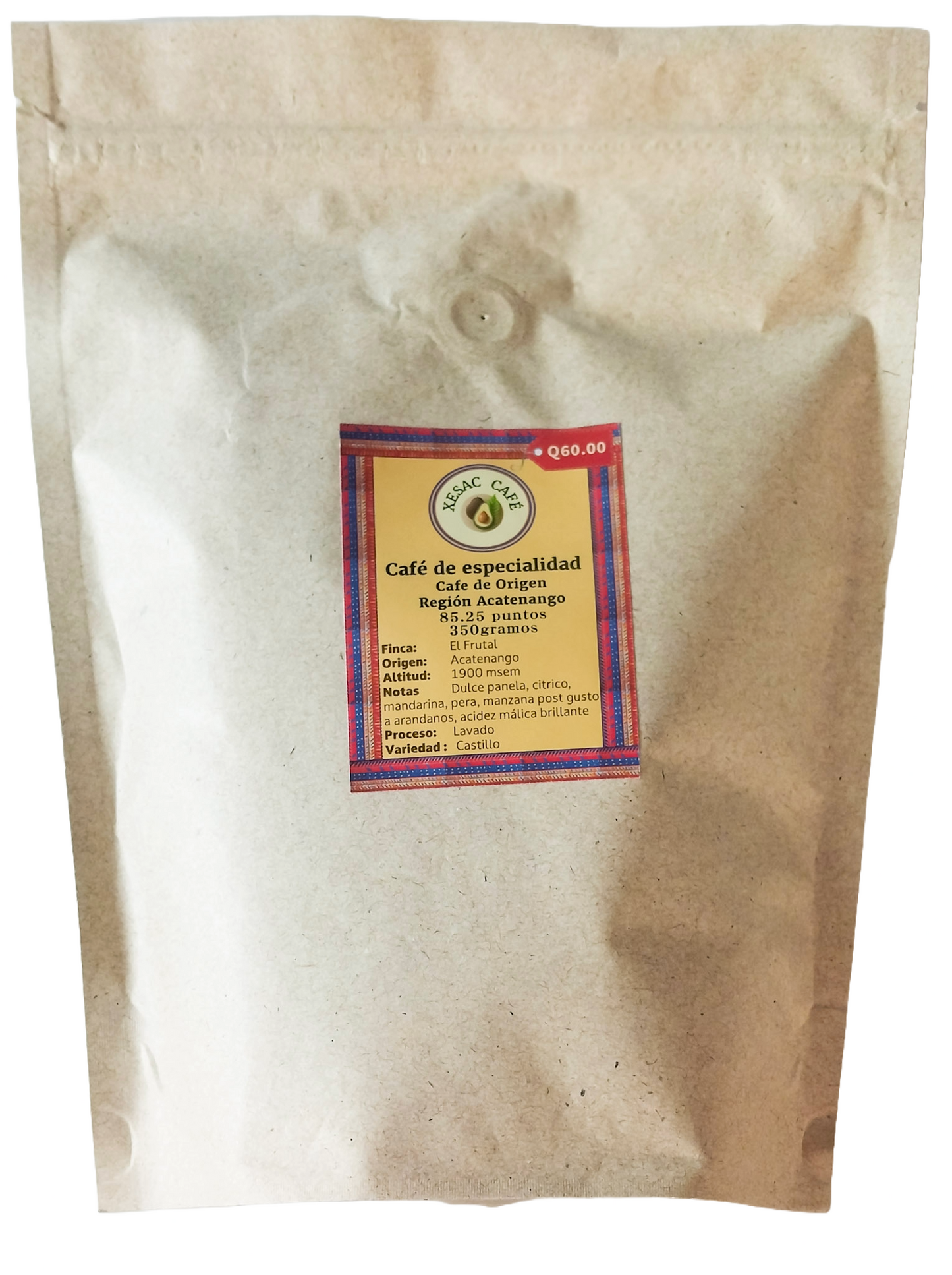 Microlote café de especialidad Guatemala variedad castillo 350 gramos