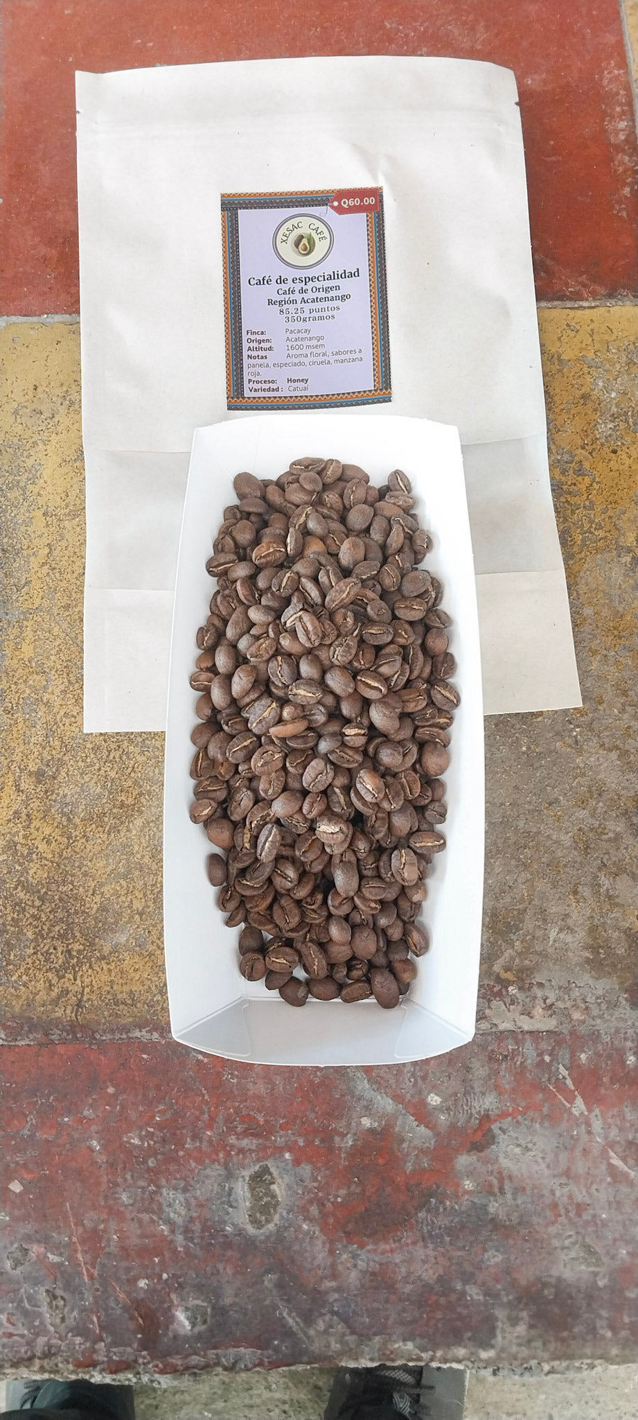 Microlote café de especialidad Guatemala variedad catuai honey 350 gramos