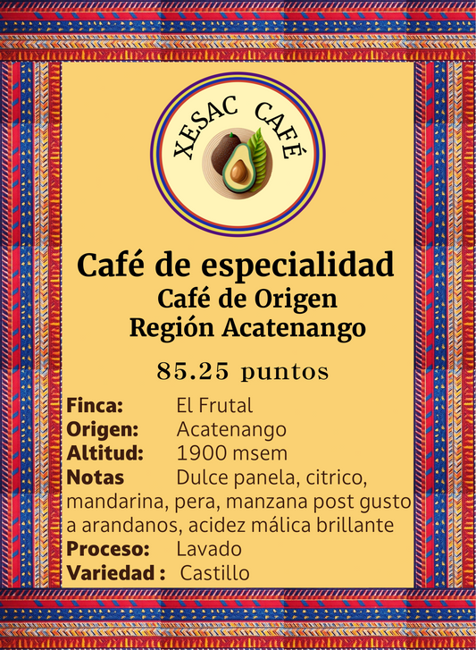 Microlote café de especialidad Guatemala variedad castillo 350 gramos